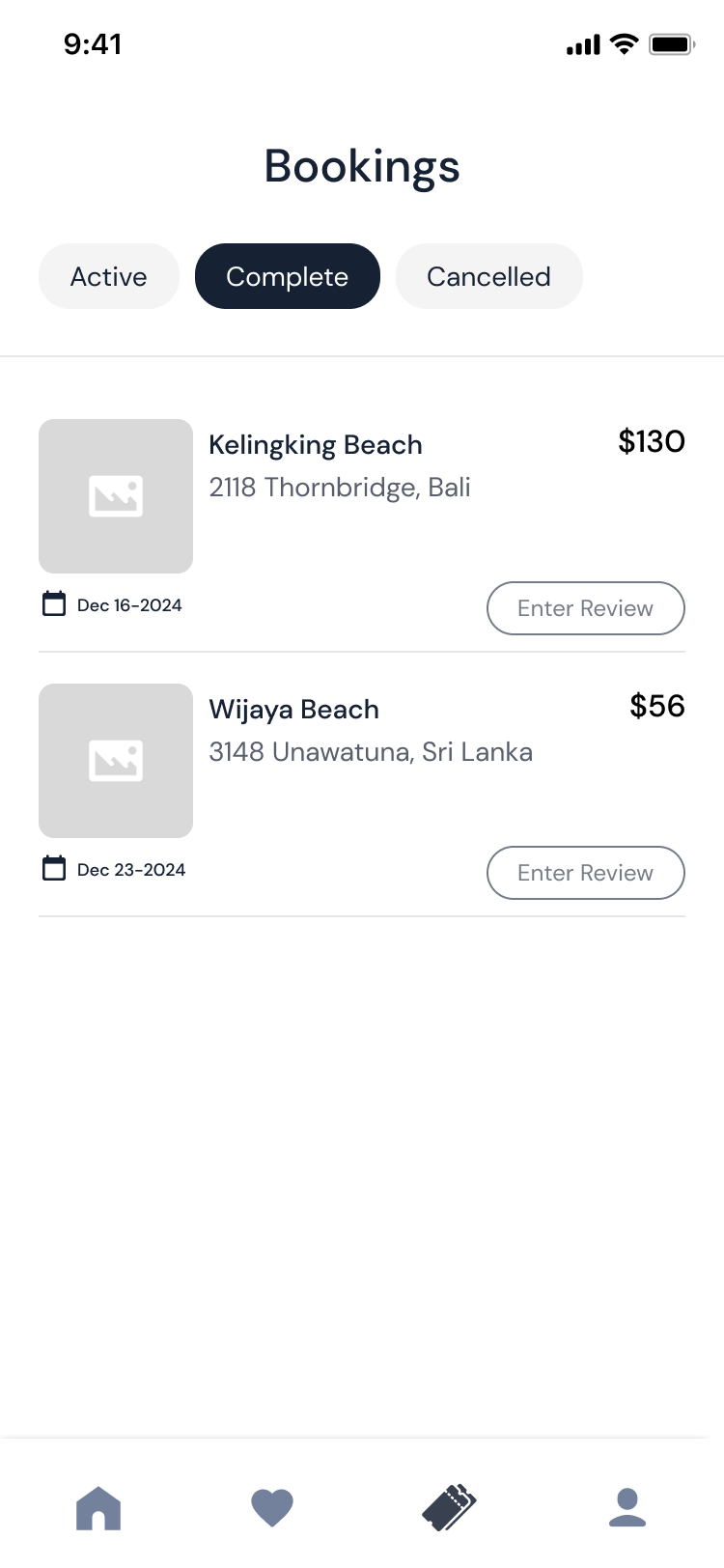 Bookings-completed-wireframe